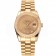 Swiss Rolex Datejust Champagne Dial Diamond Bezel Gold Bracelet 1454097