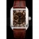 Emporio Armani Meccanico Brown Leather Strap Open Dial 98255