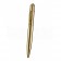 Cartier Upper Body Engraved Gold Ballpoint Pen  622775