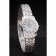 Vacheron Constantin Patrimony Traditionnelle White Dial Diamond Numerals Stainless Steel Bracelet