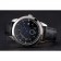 Vacheron Constantin Traditionnelle Black Ship Dial Stainless Steel Case Black Leather Strap