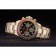 Rolex Daytona Cosmograph Rainbow Crystals Bezel Rose Gold Strap Black Dial 80251