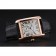 Cartier Tank MC White Dial Gold Case Black Leather Strap  622579