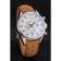 Tag Heuer Carrera SpaceX-7  White Dial Silver Stainless Steel Case Brown Suede Strap