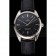 Omega Tresor Master Co-Axial Black Dial Stainless Steel Case Black Leather Strap