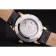 Piaget Swiss Traditional White Radial Pattern Dial Black Leather Strap 7635