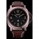 Panerai  Luminor Brown Leather Strap Black Dial 80164