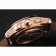 Swiss Patek Philippe Split Seconds Chronograph Black Dial Rose Gold Case Brown Leather Strap