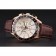 Omega Seamaster Aqua Terra Chrono GMT Ivory Dial Brown Leather Bracelet  622534