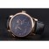 A. Lange & Sohne Lange 1 Blue Dial Rose Gold Case Black Leather Strap