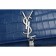 Saint Laurent Croc Stamped Monogram Small Blue Bag 18927150