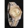 Swiss Rolex Day-Date Champagne Dial Gold Diamond Case Two Tone Stainless Steel Bracelet 1453974
