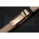 Rolex Black Leather with Gold Clasp Bracelet  622496