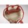 Burberry Medium Canvas Check Tote Bag Red 607802
