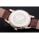 Vacheron Constantin Traditionnelle Black Ship Dial Rose Gold Case Brown Leather Strap