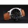 Panerai Luminor Power Reserve Black Dial Steel Case Brown Leather Bracelet
