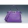 Fendi Peekaboo Whipstitch Purple Leather Bag  18927314