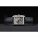 Cartier Tank Anglaise White Tiger Dial Stainless Steel Case Black Leather Bracelet