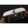 Swiss Cartier Tank MC Black Dial Stainless Steel Case Black Leather Strap