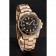 Swiss Rolex Submariner Black Dial Black Bezel Yellow Gold Case And Bracelet