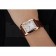 Cartier Tank Anglaise 36mm White Dial Gold Case Brown Leather Bracelet
