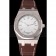 Audemars Piguet Royal Oak Fondation White Dial Stainless Steel Case Brown Leather Strap