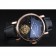 Patek Philippe Complications Moonphase Tourbillon Black Dial Rose Gold Case Black Leather Strap