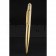 Cartier Gold Patterned Upper Body Gold Ballpoint Pen  622766