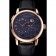 A. Lange & Sohne Lange 1 Blue Dial Rose Gold Case Black Leather Strap