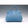 Hermes Birkin Horse Embossed Gold Hardware Tote Blue