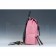 Burberry Large Backpack Pink Nylon Black Leather Trim 18927040