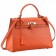 Hermes Kelly 32 Orange Ostrich Leather 607480