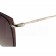 Miu Miu Square Cut Off Brown Frame Sunglasses 308438