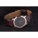 Vacheron Constantin Patrimony Black Dial Rose Gold Case Rich Maroon Leather Bracelet