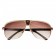 Cartier C Decor Brown Lenses Gold Frame Sunglasses 308284