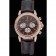 Omega De Ville Chronograph Brown Dial Gold Diamond Case Brown Leather Bracelet  622457