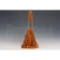 Saint Laurent Monogram Fringe Suede Chain Strap Tote Tan