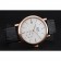 Piaget Altiplano Gold Case White Dial Black Leather Bracelet  622628