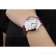 Cartier Ballon Bleu 38mm White Dial Stainless Steel Case Purple Leather Bracelet