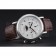 Patek Philippe Grand Complications White Dial Engraved Silver Case Brown Leather Bracelet 1454143