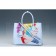 Prada Saffiano Soft Double Collage Print Light Blue Bag 18927283