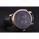 A. Lange & Sohne Lange 1 Blue Dial Rose Gold Case Black Leather Strap