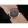 Swiss Vacheron Constantin Patrimony Grey Dial Rose Gold Case Black Leather Bracelet 1454167