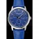 Vacheron Constantin Patrimony Power Reserve Blue Dial Silver Case Blue Leather Bracelet  1454263