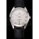 Omega Tresor Master Co-Axial White Dial Stainless Steel Case Black Leather Strap