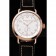 Hamilton Navy Pioneer Small Second White Dial Rose Gold Case Black Leather Strap
