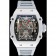 Richard Mille Tourbillion Rafael Nadal RM 27-01 Silver Case White Rubber Bracelet  1454255