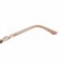 Cartier Golden Logo Detail Dark Red And Beige Frame Sunglasses 308275