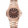 Swiss Patek Philippe Nautilus Dark Brown Dial Stainless Steel Bracelet 1453949