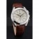 Omega Seamaster Aqua Terra Chronograph Ivory Dial Brown Leather Bracelet  622529